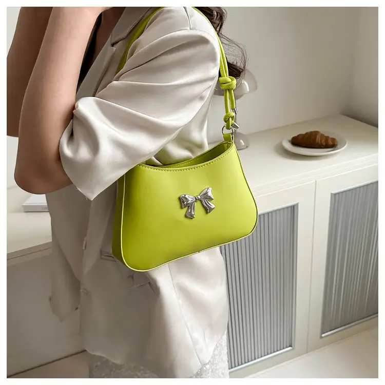 Black Bow Shoulder Bag for Women 2024 Spring Summer — feature 16