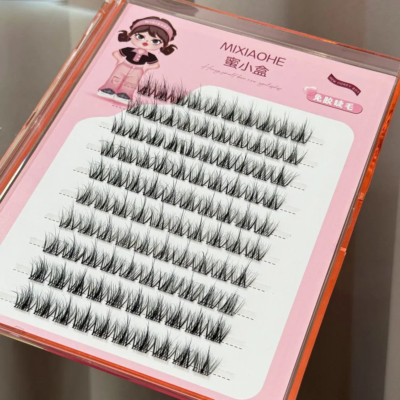 Honey Small Box Glue-Free 5D Mink Velvet False Lashes — feature 23