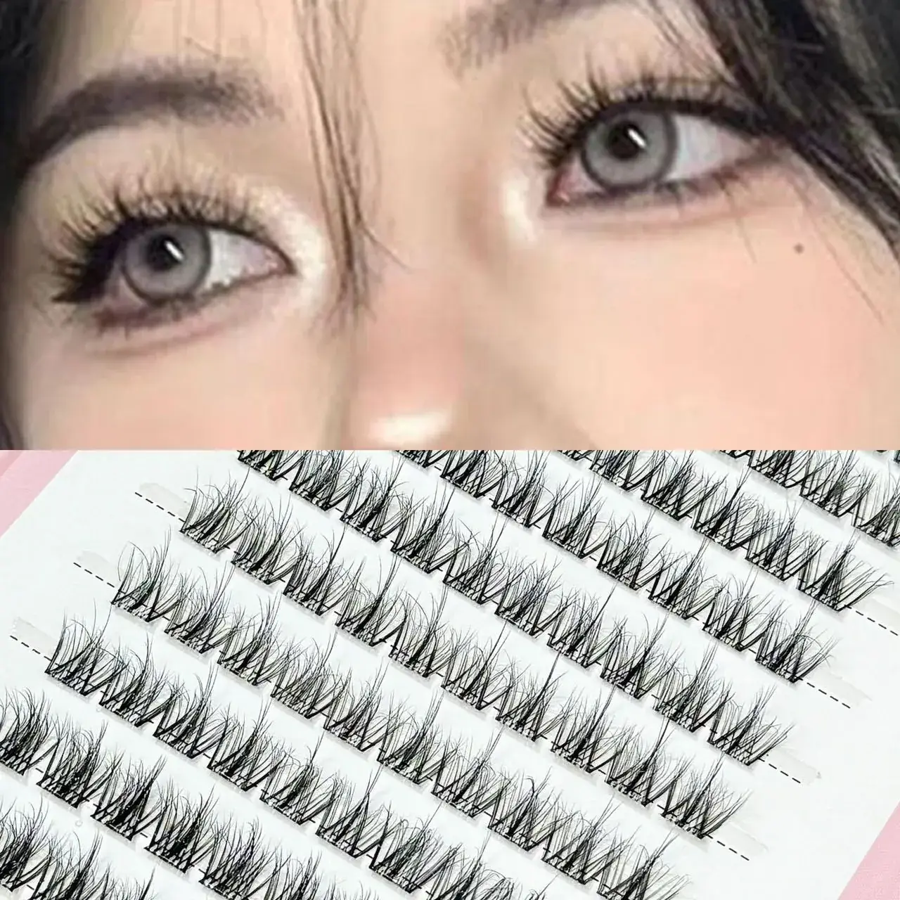 Honey Small Box Glue-Free 5D Mink Velvet False Lashes - Image 2