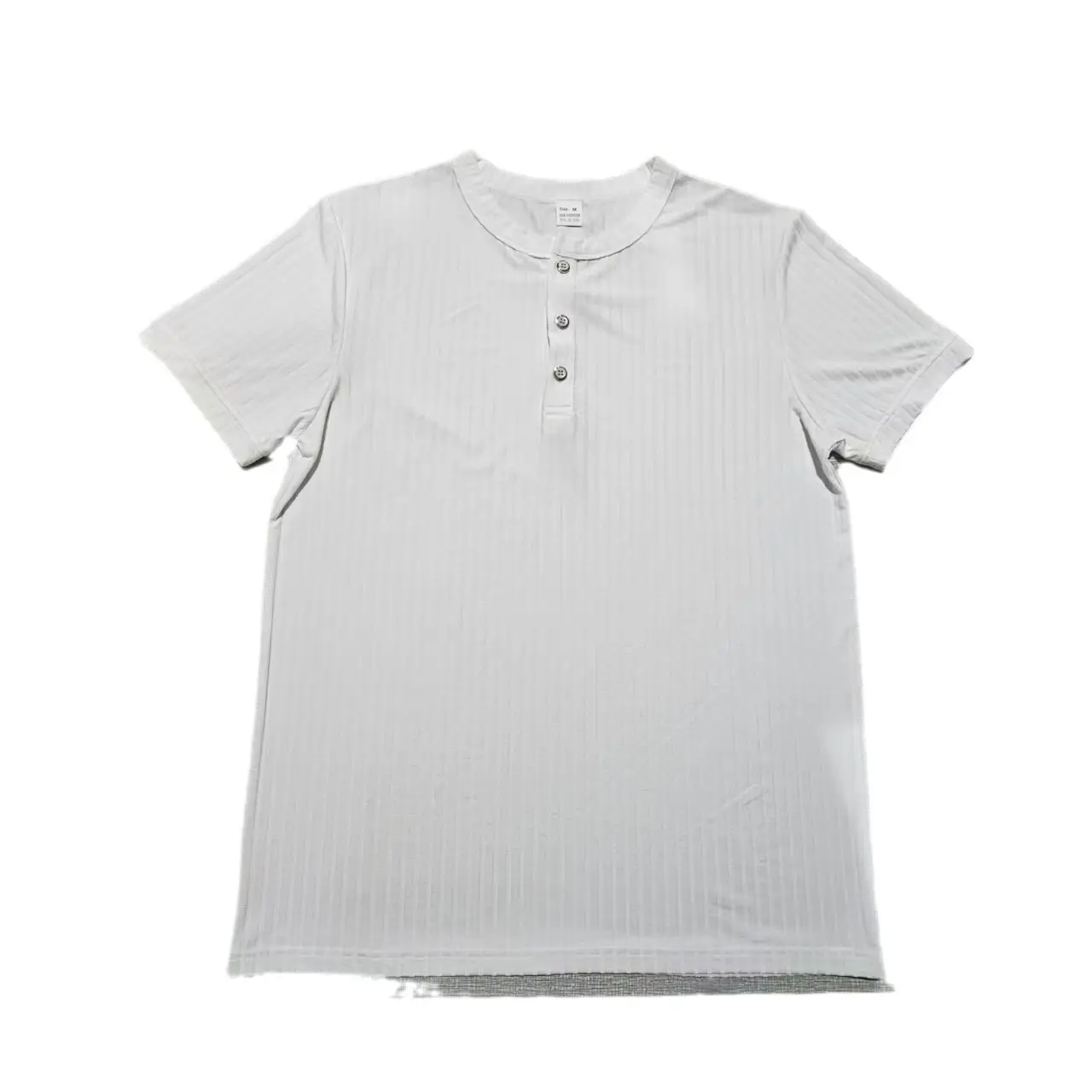 Men Black Knitted Short Sleeve T-Shirt — feature 27
