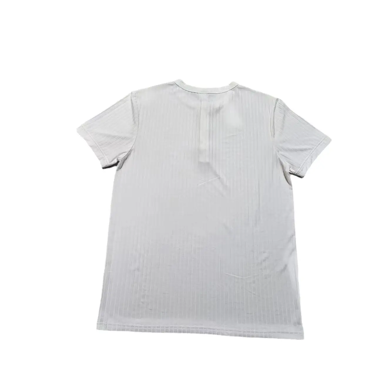 Men Black Knitted Short Sleeve T-Shirt — feature 28