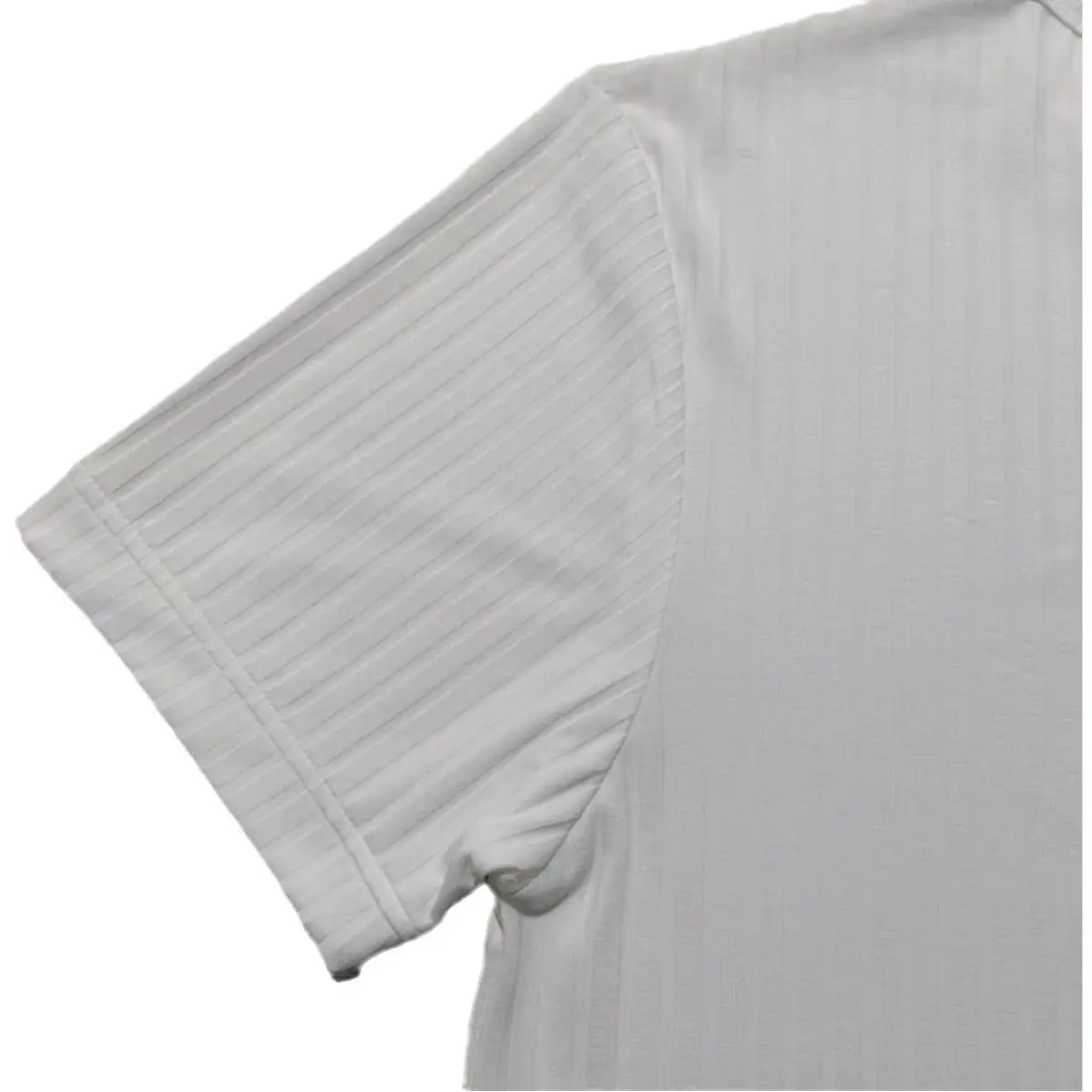 Men Black Knitted Short Sleeve T-Shirt — feature 31