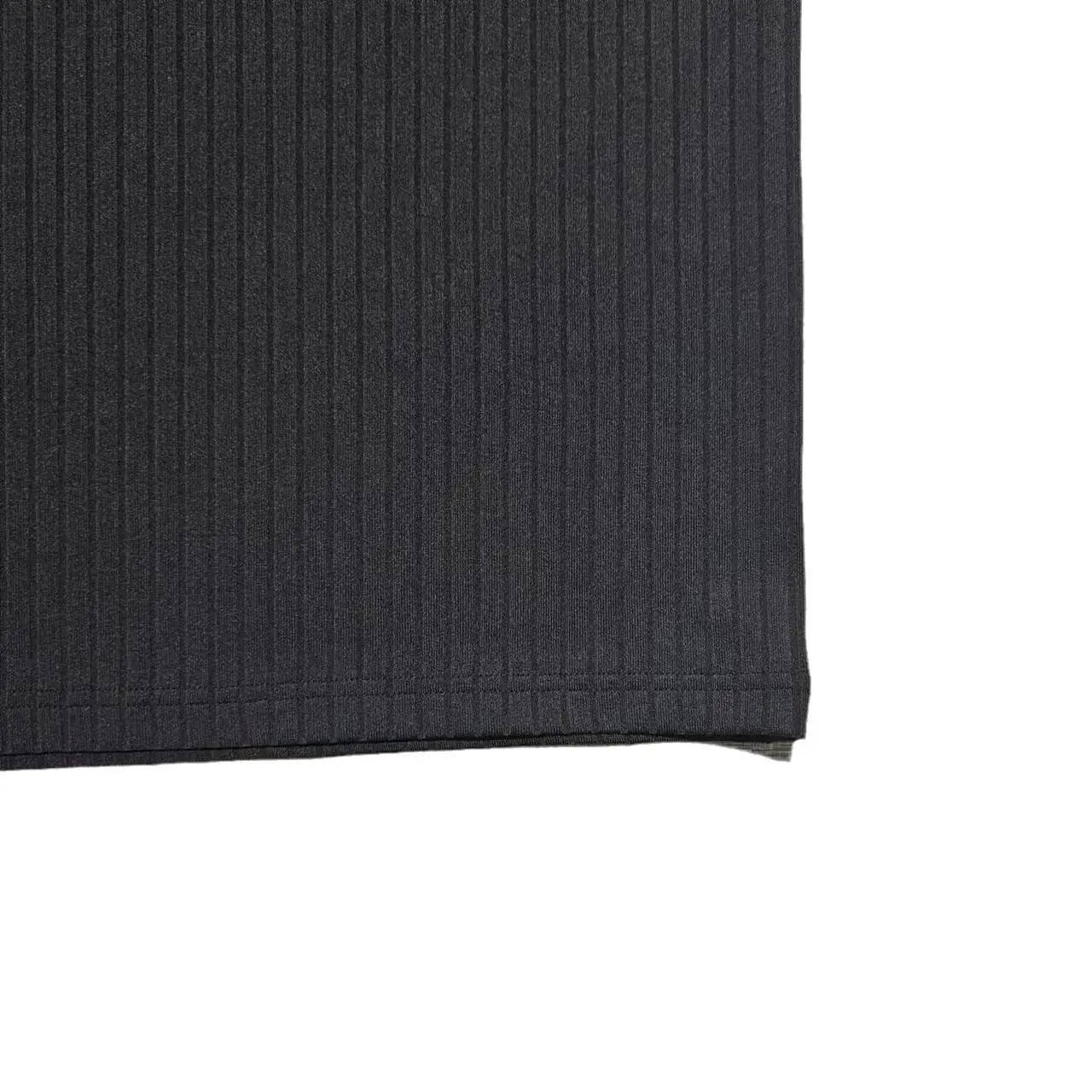 Men Black Knitted Short Sleeve T-Shirt — feature 38