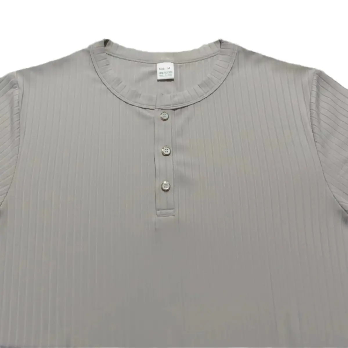 Men Black Knitted Short Sleeve T-Shirt — feature 39
