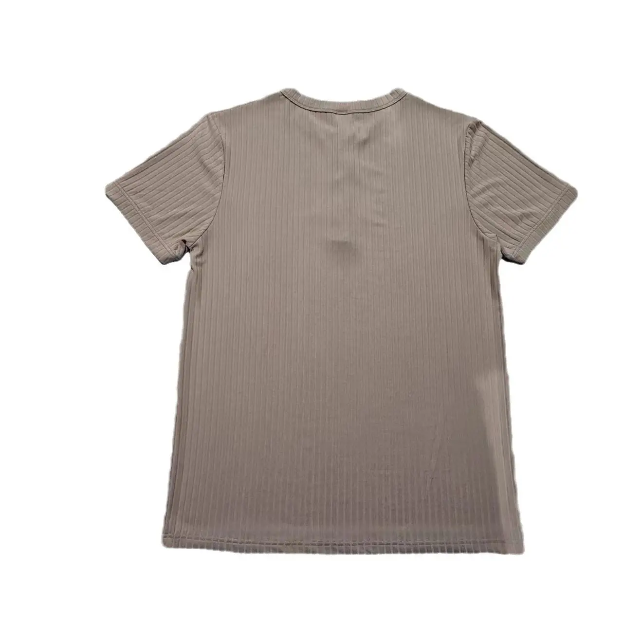 Men Black Knitted Short Sleeve T-Shirt — feature 45