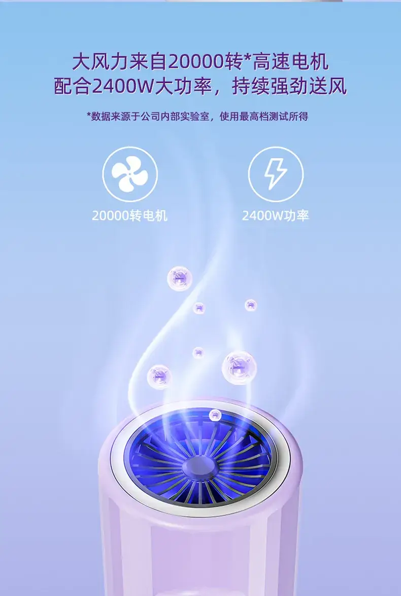 2400W Cross-Border Hair Dryer with Cold/Hot Air & Negative Ion — feature 20