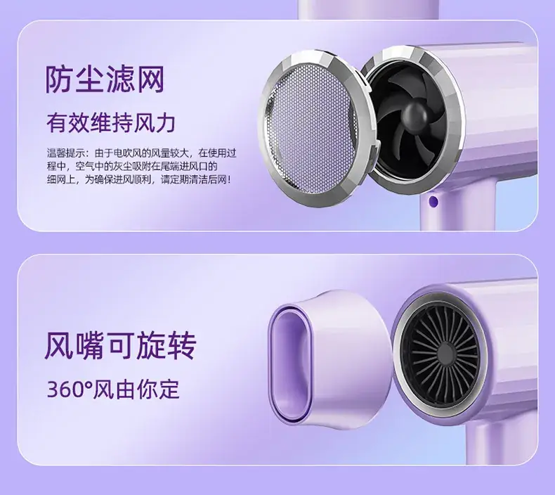 2400W Cross-Border Hair Dryer with Cold/Hot Air & Negative Ion — feature 27