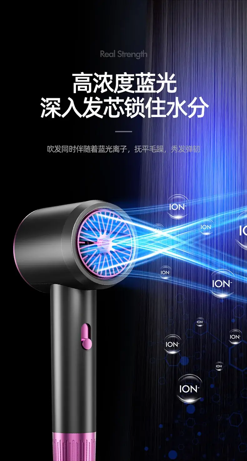 2400W Cross-Border Hair Dryer with Cold/Hot Air & Negative Ion — feature 37