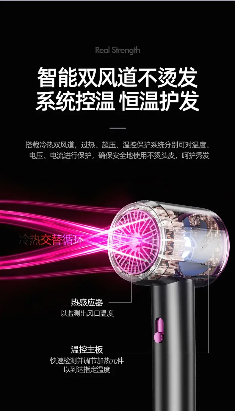 2400W Cross-Border Hair Dryer with Cold/Hot Air & Negative Ion — feature 39