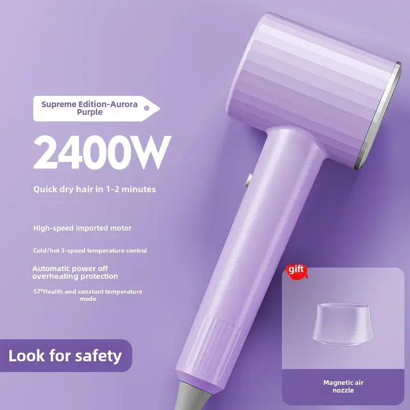 2400W Cross-Border Hair Dryer with Cold/Hot Air & Negative Ion - Image 12