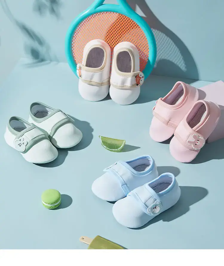White Baby Floor Socks for 1-3 Years Old β feature 14