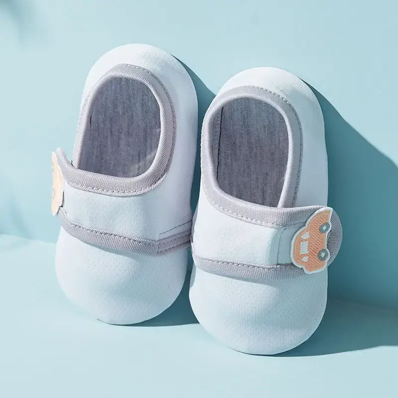 White Baby Floor Socks for 1-3 Years Old