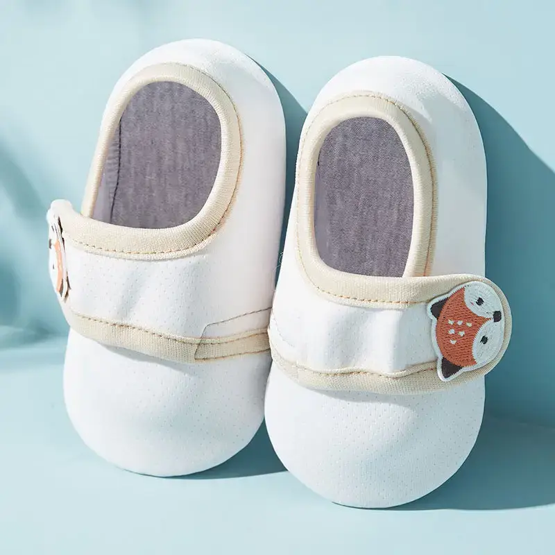 White Baby Floor Socks for 1-3 Years Old - Image 2