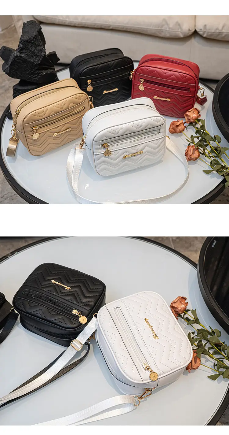 White Water Ripple Embroidered Crossbody Bag for Women — feature 22