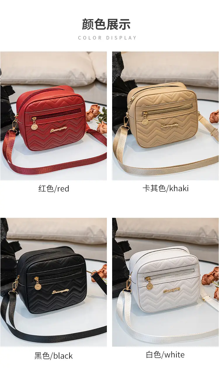 White Water Ripple Embroidered Crossbody Bag for Women — feature 4