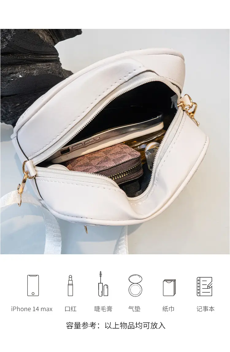 White Water Ripple Embroidered Crossbody Bag for Women — feature 6