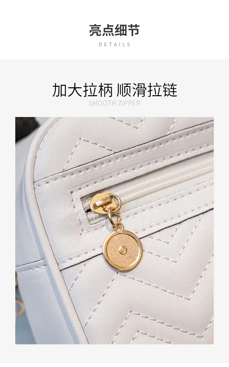 White Water Ripple Embroidered Crossbody Bag for Women — feature 7