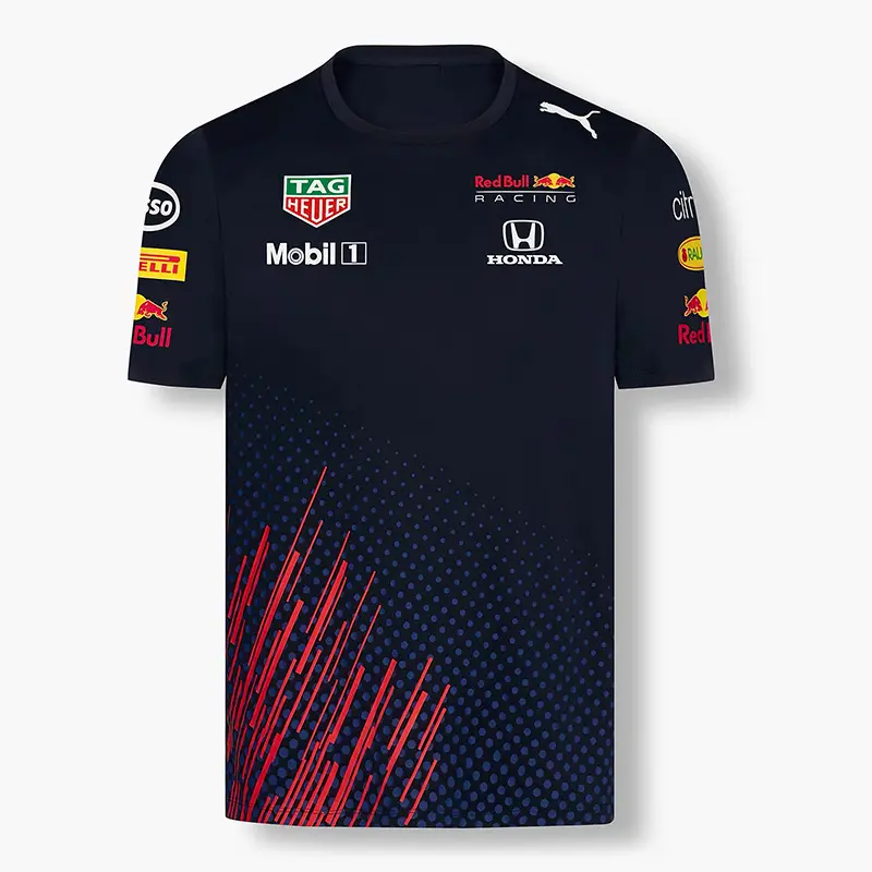23 F1 Racing Suit Aston Martin Mercedes-Benz Red Bull Racing Short Sleeve Crewneck T-shirt Men's Hair