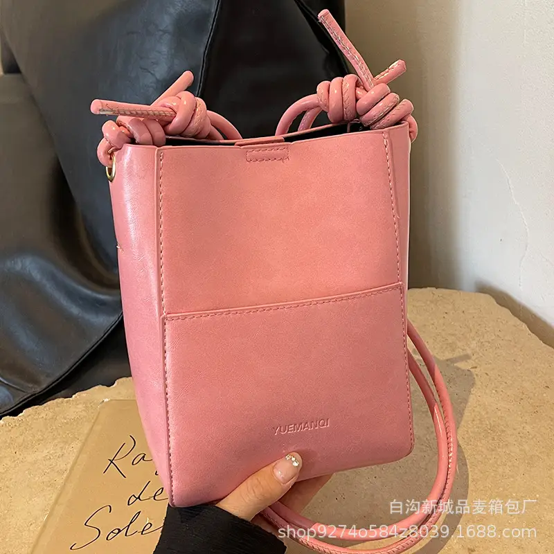 Pink Leather Crossbody Bag for Women 2026 - Image 7