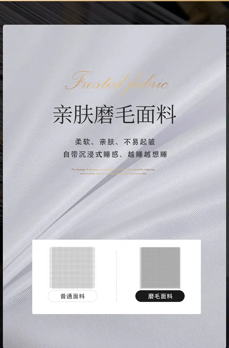 Four-Piece Linen Set for Star-Rated Hotels, Four Seasons Style, Pure White, Hotel and B&B Bedding Set, Bed Sheet and Fitted Sheet Style — feature 7