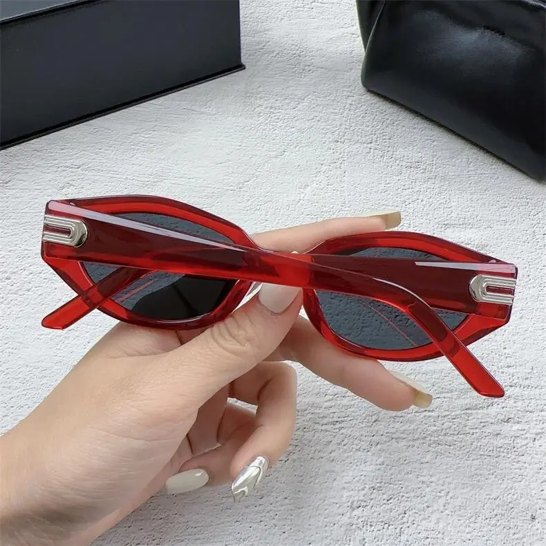 Women's New Cat's Eye Sunglasses Small Frame Anti-UV — feature 33