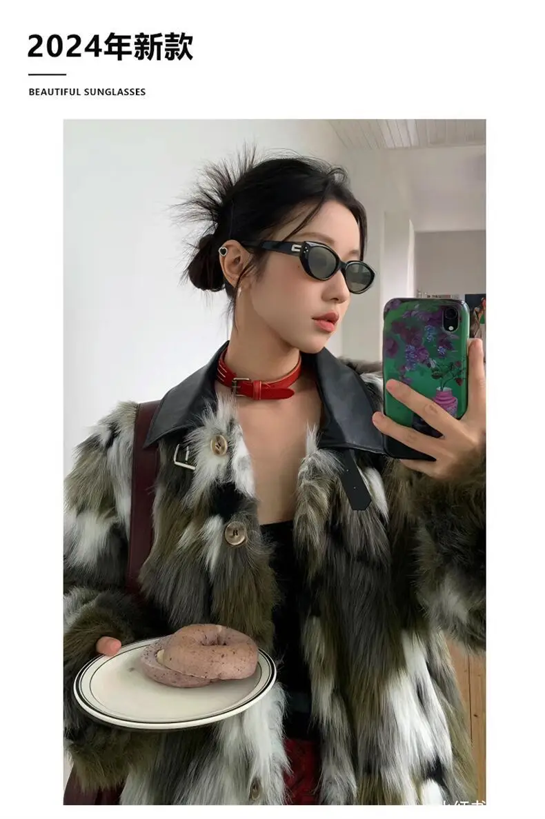 Women's New Cat's Eye Sunglasses Small Frame Anti-UV — feature 5