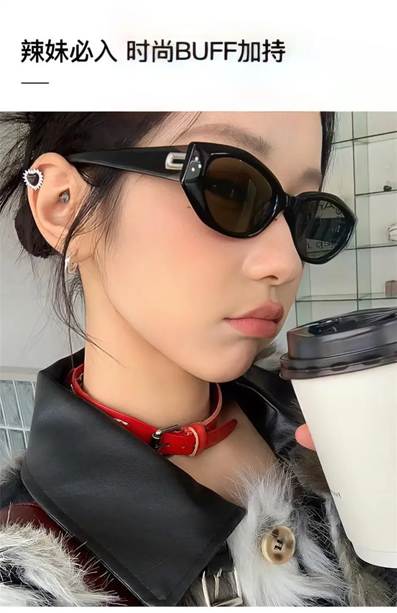 Women's New Cat's Eye Sunglasses Small Frame Anti-UV — feature 9