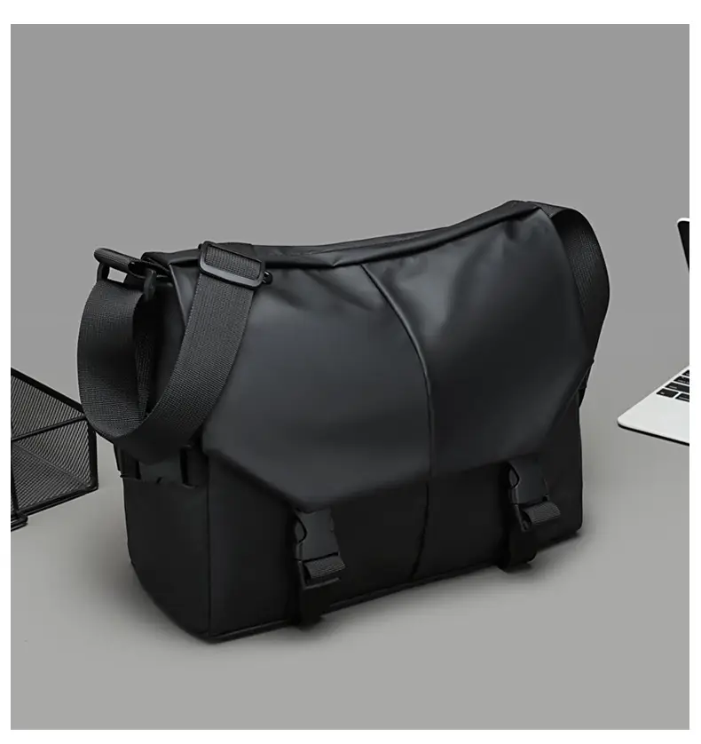 Men's Black Crossbody Bag Large Capacity Business Casual — feature 20