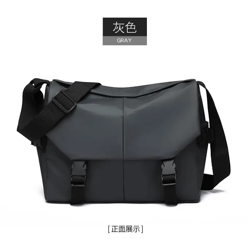 Men's Black Crossbody Bag Large Capacity Business Casual — feature 26