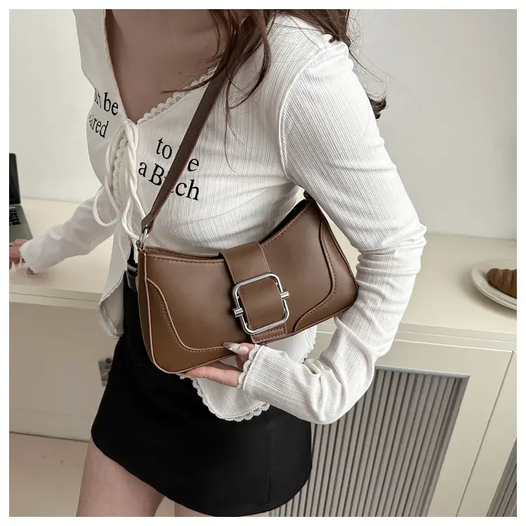 Silver French Style Shoulder Bag for Women — feature 9