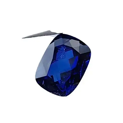 Royal Blue Artificial Sapphire Fake Nails for Women - Image 5