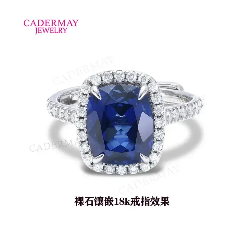 Royal Blue Artificial Sapphire Fake Nails for Women — feature 4