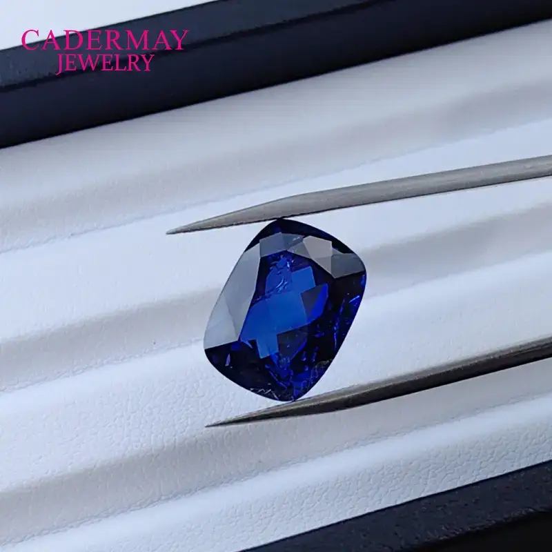 Royal Blue Artificial Sapphire Fake Nails for Women — feature 5