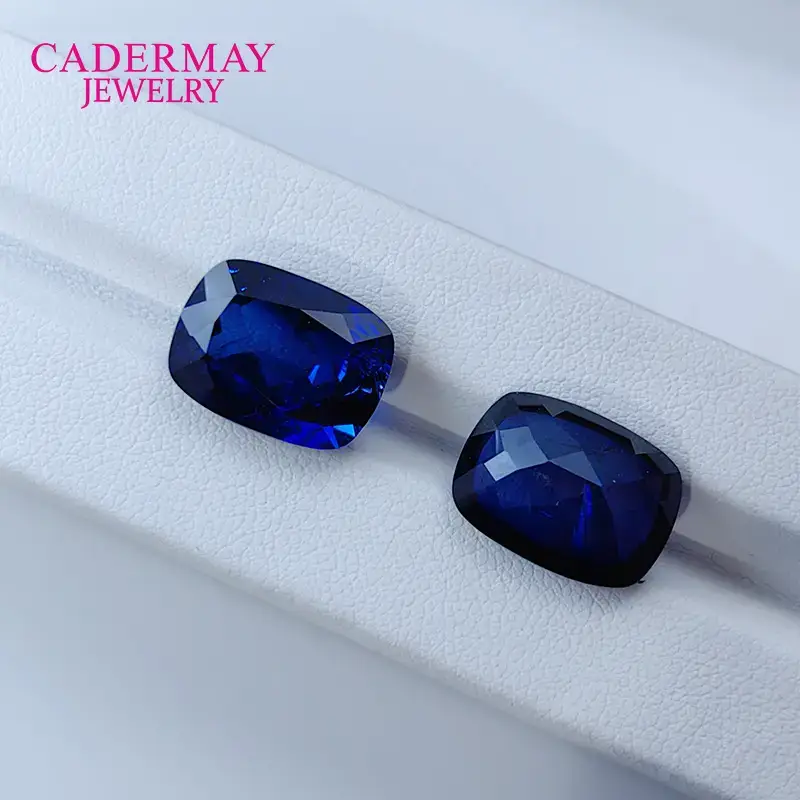 Royal Blue Artificial Sapphire Fake Nails for Women — feature 6