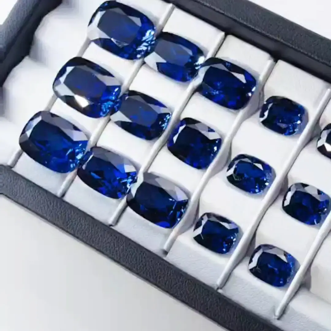 Royal Blue Artificial Sapphire Fake Nails for Women — feature 8