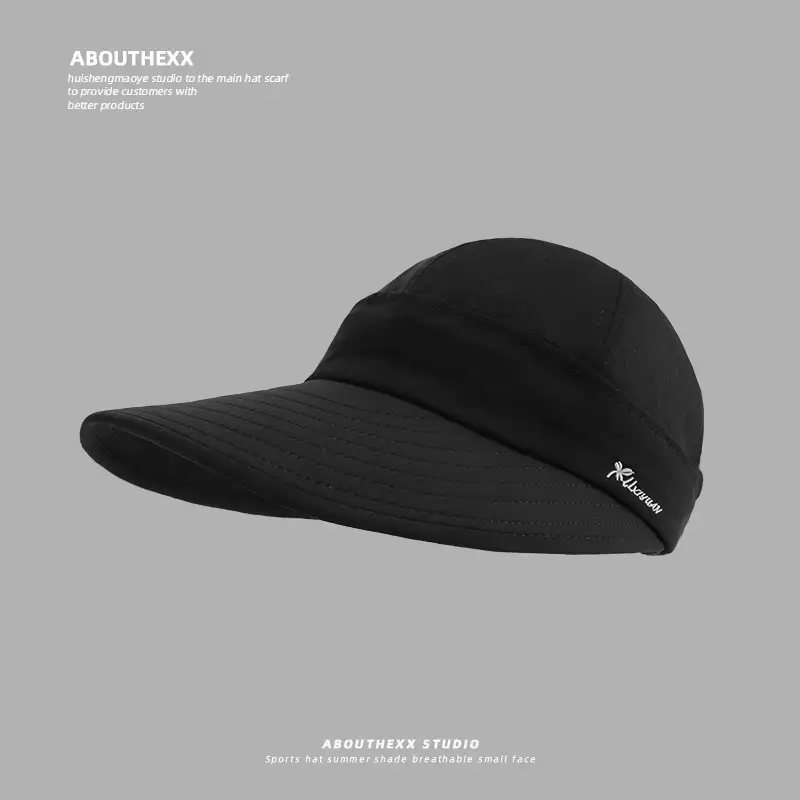 Women Sun Visor Hat with Big Brim Anti UV Duck Tine - Image 2