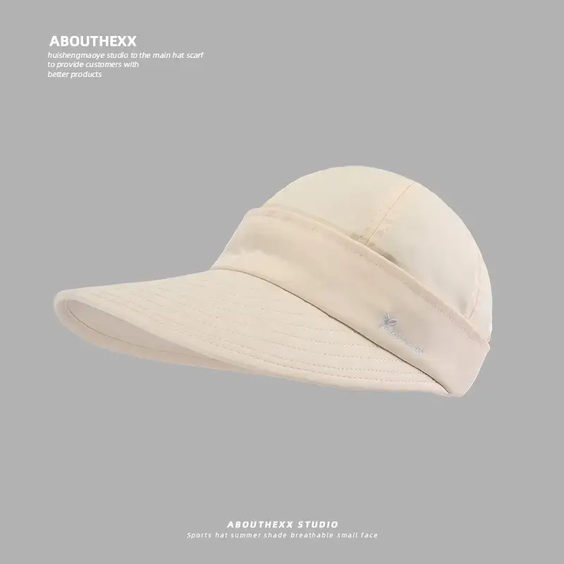 Women Sun Visor Hat with Big Brim Anti UV Duck Tine - Image 3