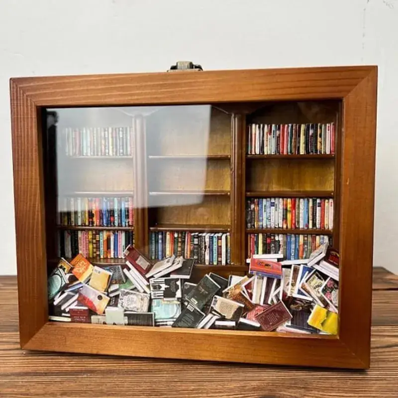 Cross-border New Shake Away Anxiety Decorative Bookshelf — feature 3