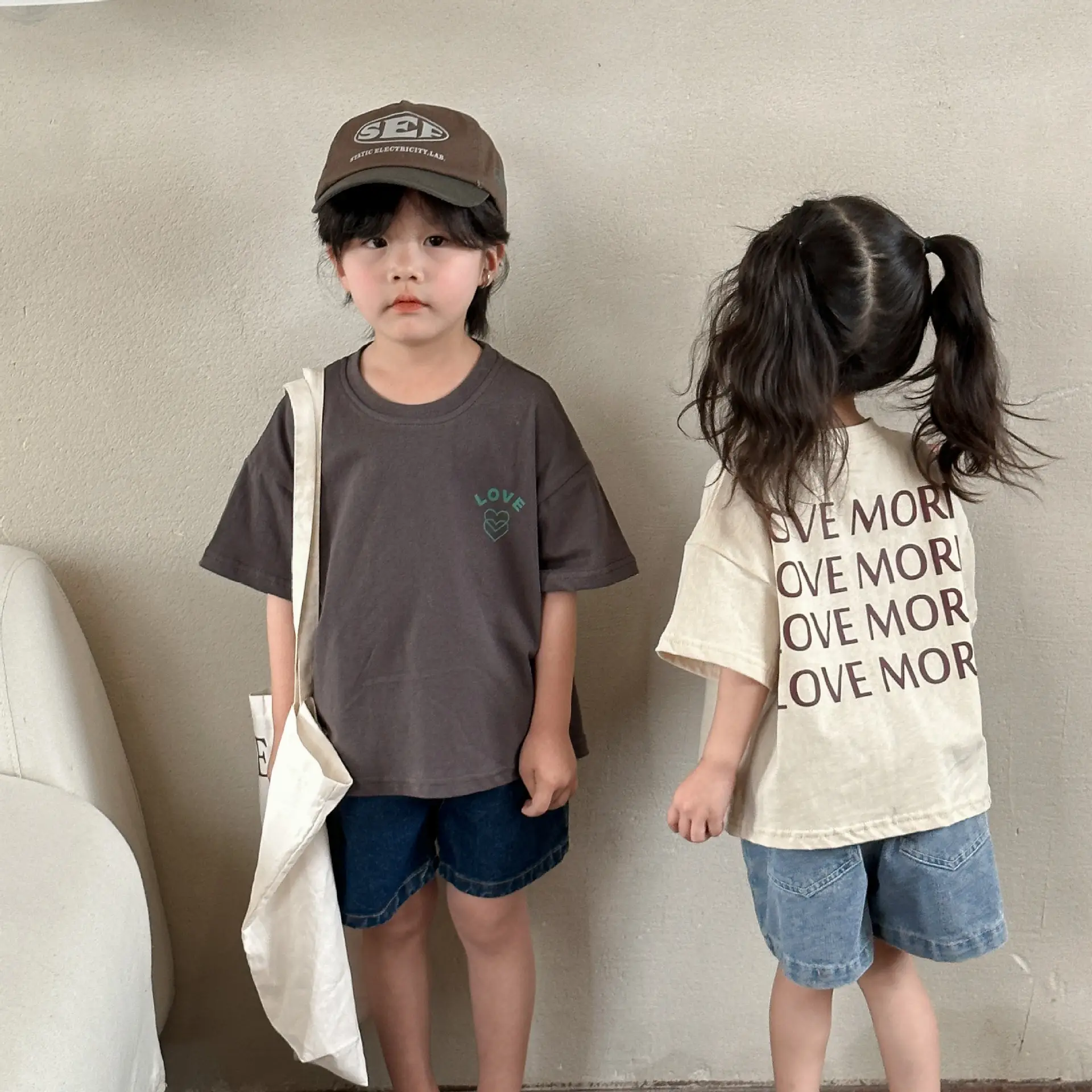 Girls Pure Cotton Summer T-Shirt Loose Fit 2026