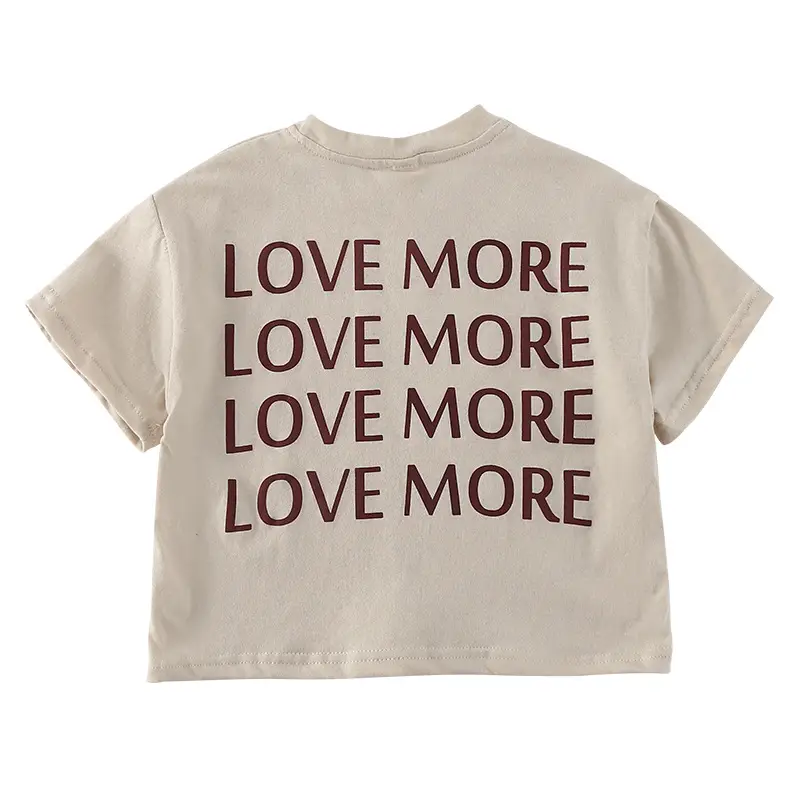 Girls Pure Cotton Summer T-Shirt Loose Fit 2026