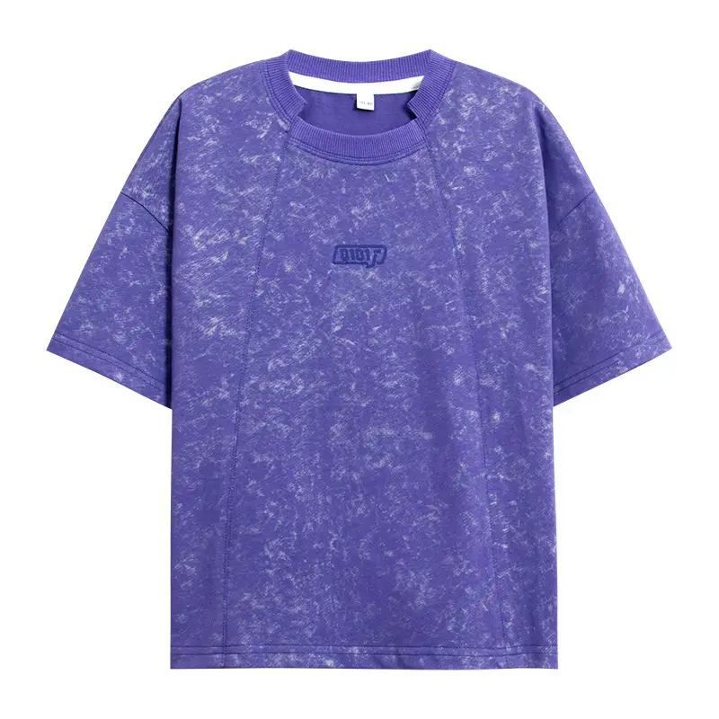 Boys Loose T-Shirt Black Patterned 2024 Summer - Image 6