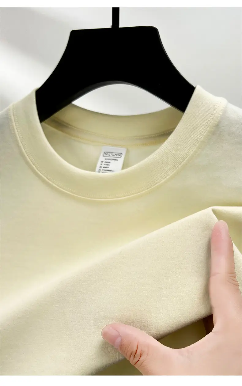 Men's Red Solid Color Thin T-Shirt Round Neck Short Sleeve — feature 13