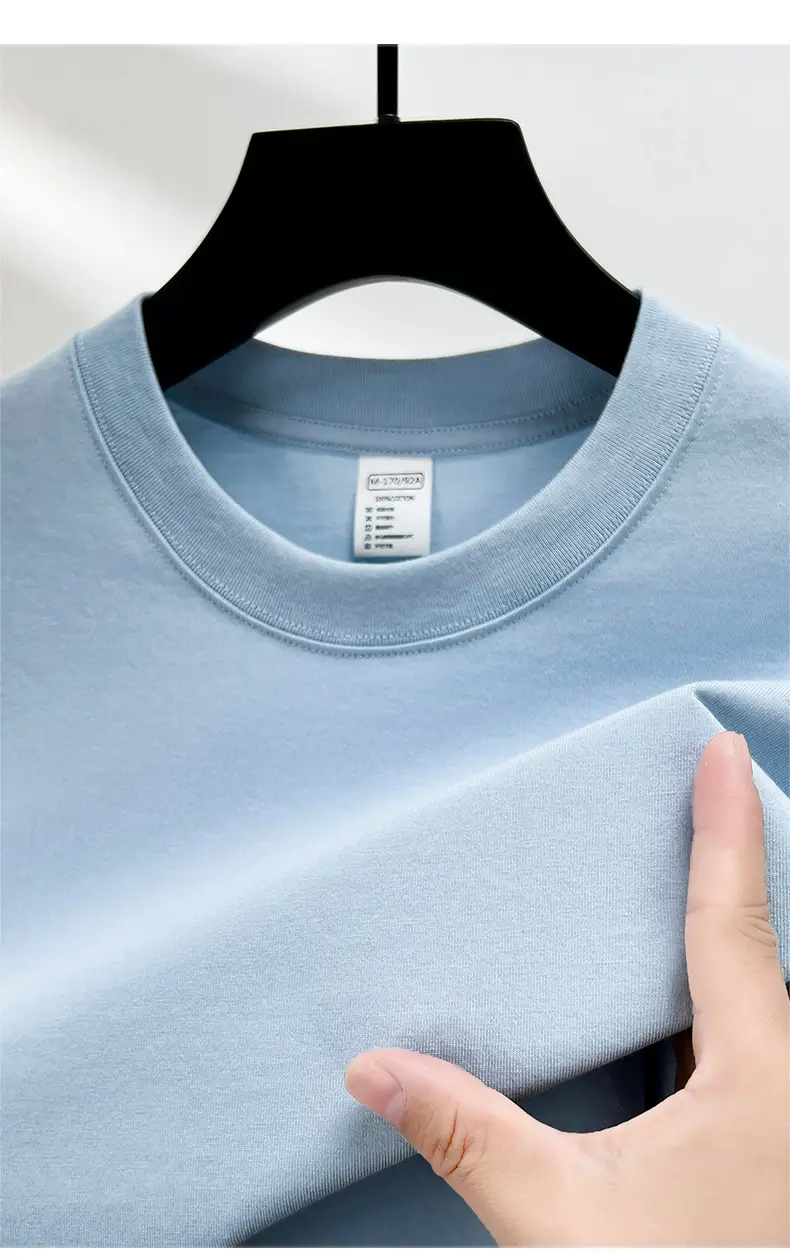 Men's Red Solid Color Thin T-Shirt Round Neck Short Sleeve — feature 15