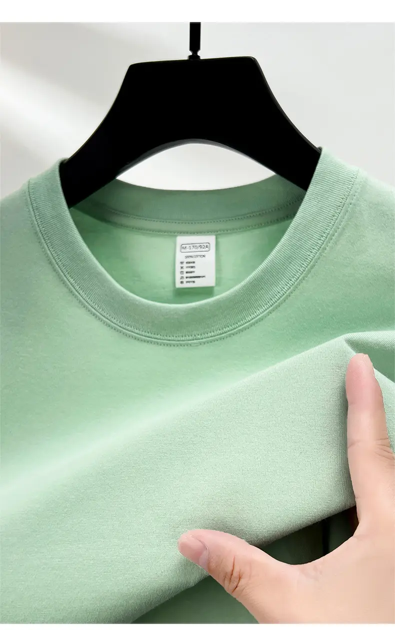 Men's Red Solid Color Thin T-Shirt Round Neck Short Sleeve — feature 17