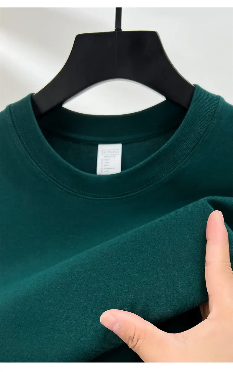 Men's Red Solid Color Thin T-Shirt Round Neck Short Sleeve — feature 19
