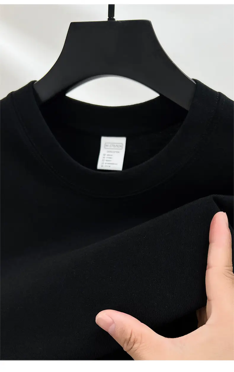 Men's Red Solid Color Thin T-Shirt Round Neck Short Sleeve — feature 24