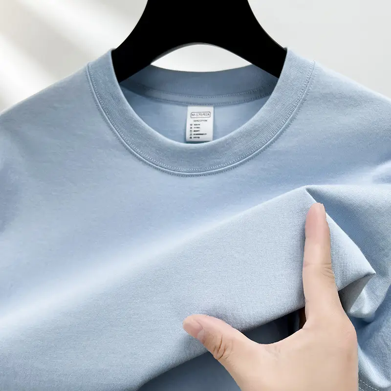 Men's Red Solid Color Thin T-Shirt Round Neck Short Sleeve - Image 2