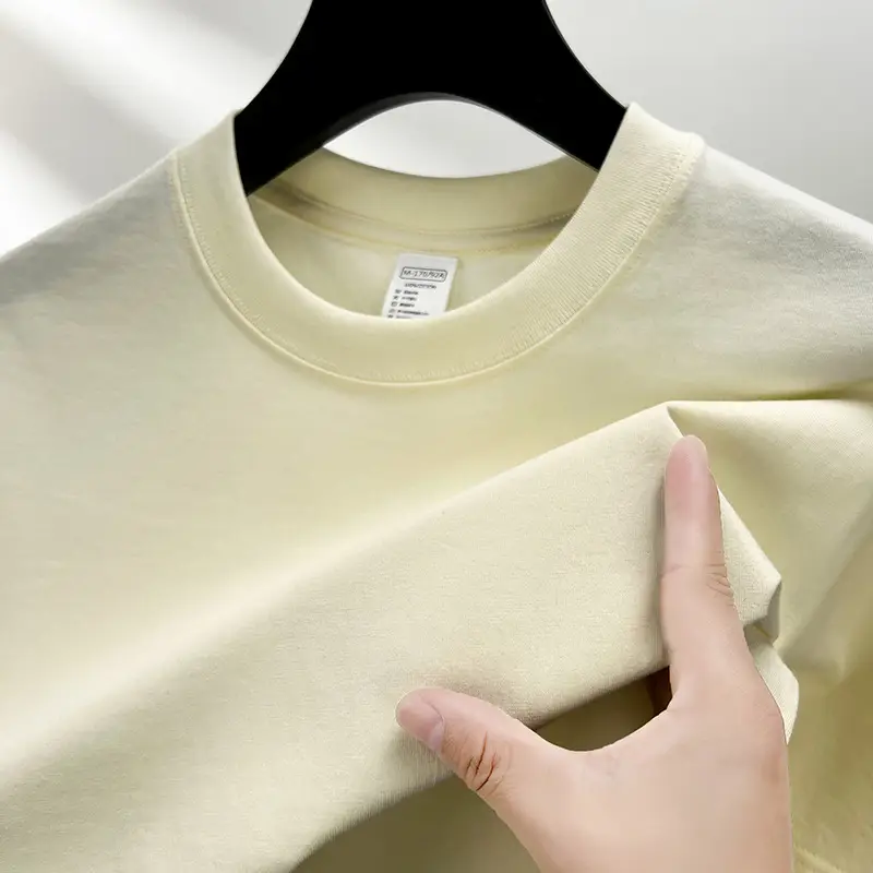 Men's Red Solid Color Thin T-Shirt Round Neck Short Sleeve - Image 5