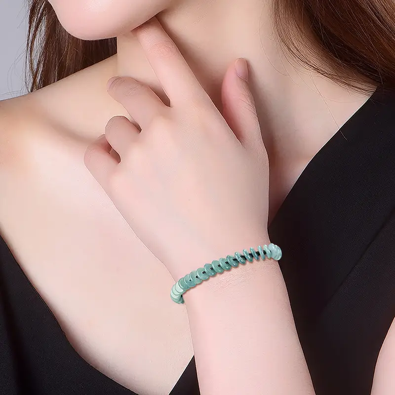 Jade Blue Water Safety Bracelet for Men Women - Image 5