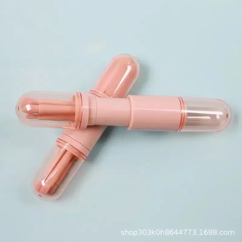 Pink Silicone Makeup Brush Set of 4 - Image 7